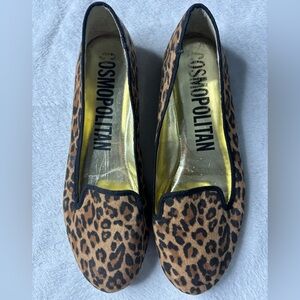 Cosmopolitan Brown Leopard Print Loafers
